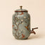 Pure Copper Floral Bird Meenakari Water Dispenser 4L-8L | Handcrafted & Luxury