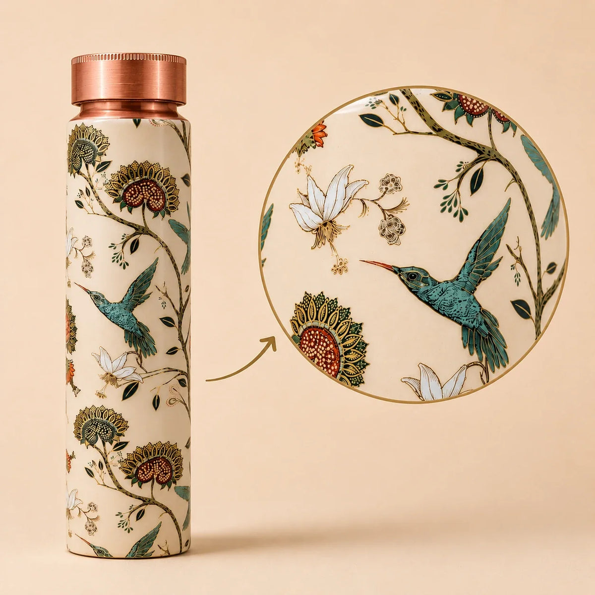 Decorative water bottle