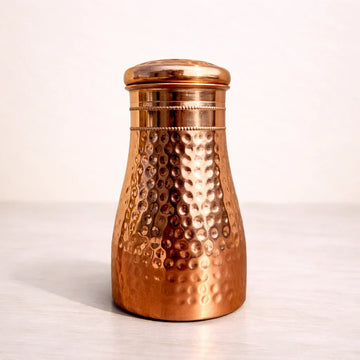 Pure Copper Hammered Water Carafe | Handcrafted